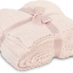 barefoot dreams cozy chic throw pink image