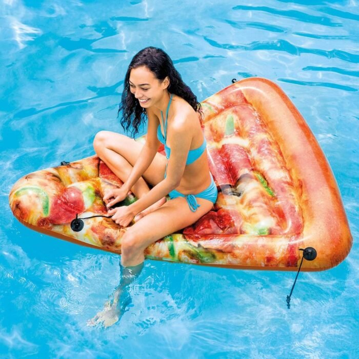 intex giant pizza slice float for pool beach or lake image