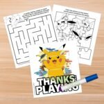 pokemon 20 page imagine ink coloring book pad image