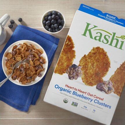 kashi organic blueberry clusters cereal pack image