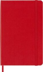 scarlet red moleskine medium squared notebook image
