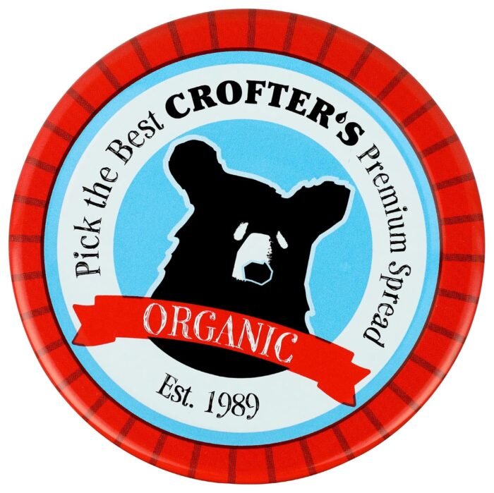 crofters orgnic strawberry banana spread bottle image