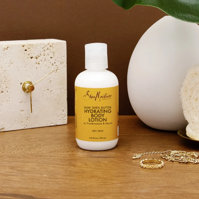 shea moisture raw hydrating body lotion bottle image