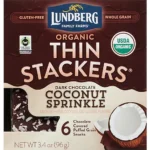 lundlberg dark choco coconut rice cake pack image