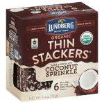 lundlberg dark choco coconut rice cake pack image