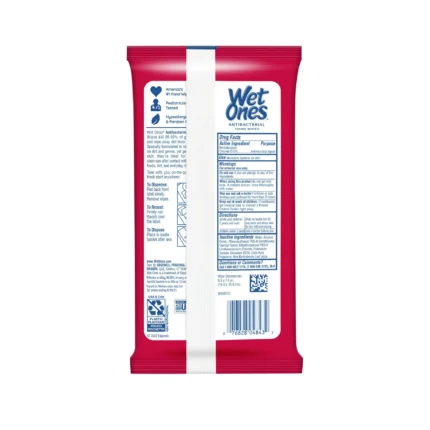 wet ones antibacterial hand wipes 20 ct image