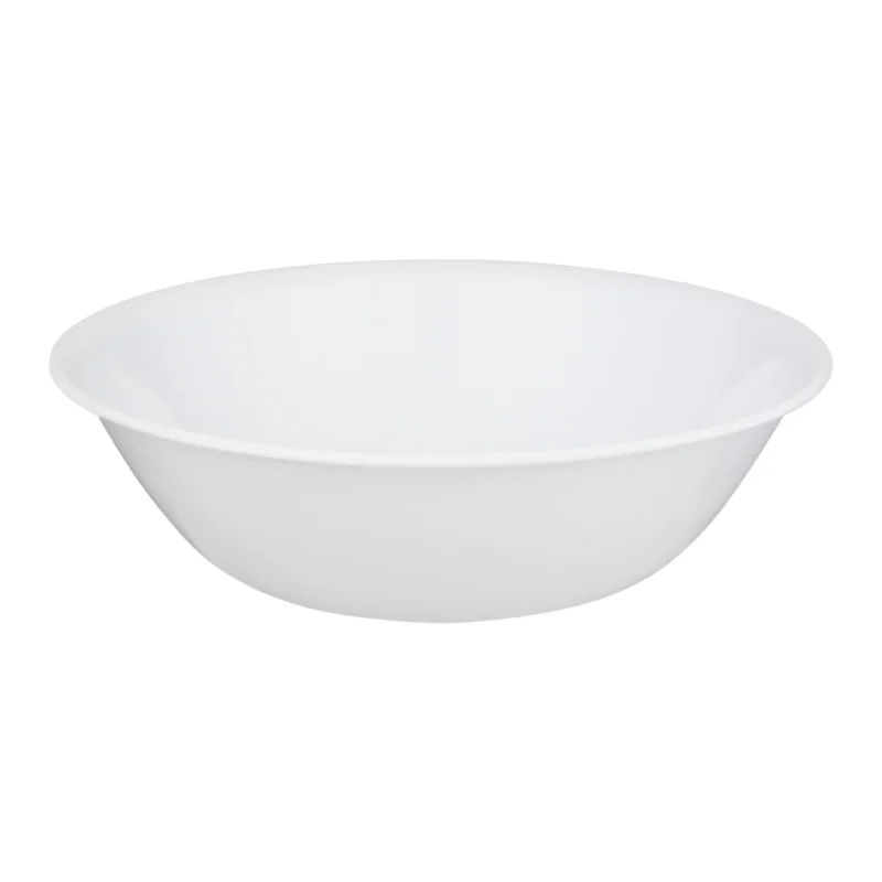 winter frost 2qu serving plain white bowl image