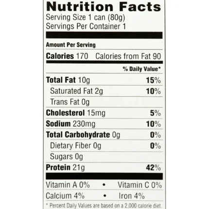 crown prince boneless sardines in olive oil pack details image