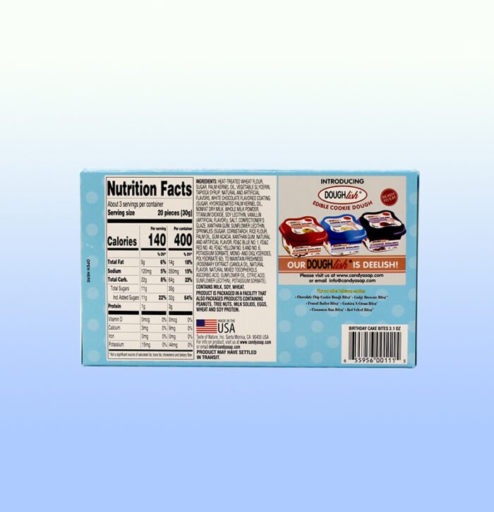 taste of nature cookie dough bites pack image