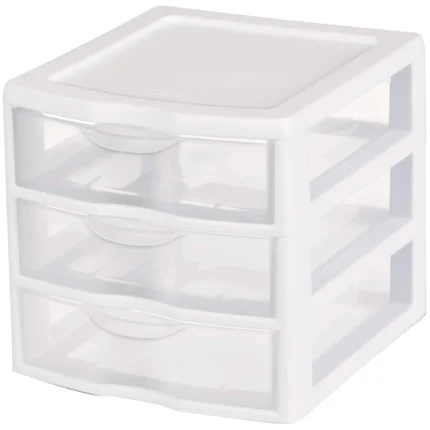 sterilite art furniture and storage white image