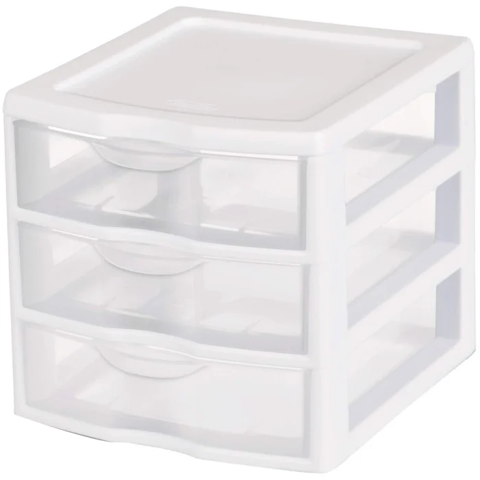 sterilite art furniture and storage white image