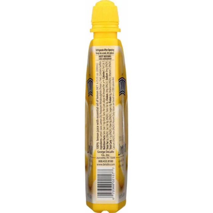 delallo juice lemon bottle image