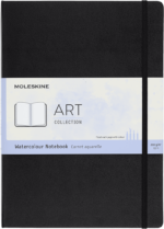 moleskine art black notebook image