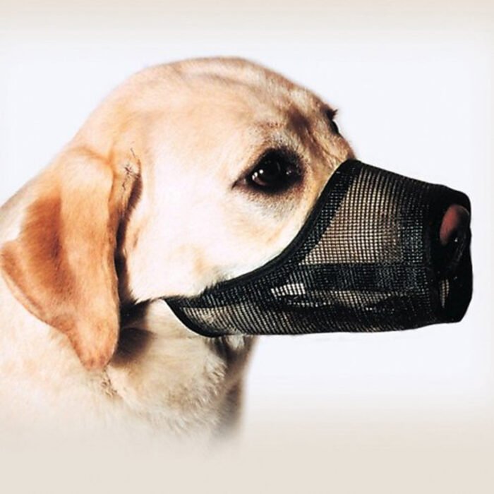 adjustable mesh dog muzzle 9.5 image