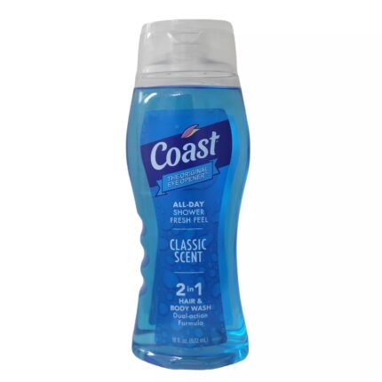 coast 2 in 1 hair & body wash classic scent 18 fi oz bottle image