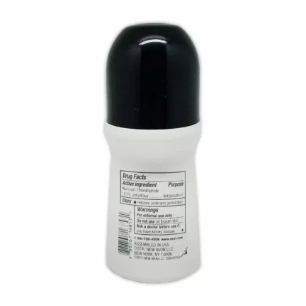 avon black suede roll on antiperspirant deodorant 75ml image