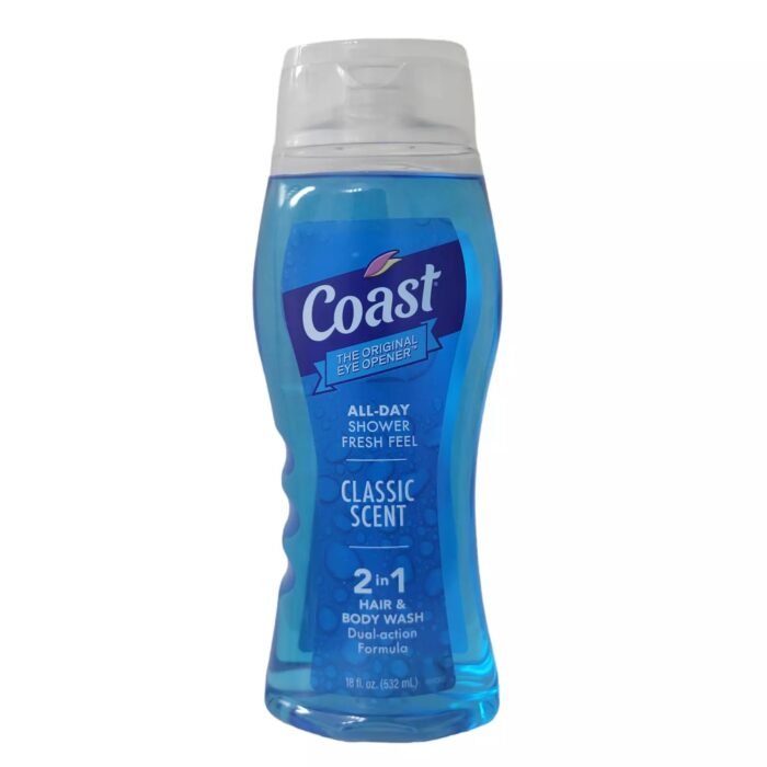 coast 2 in 1 hair & body wash classic scent 18 fi oz bottle image
