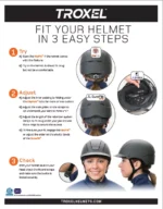 troxel spirit dreamscape horse riding helment xs image