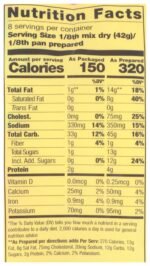 cornbread & muffin mix pack detail image