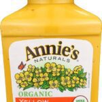 annie's organic yellow mustard bottle image