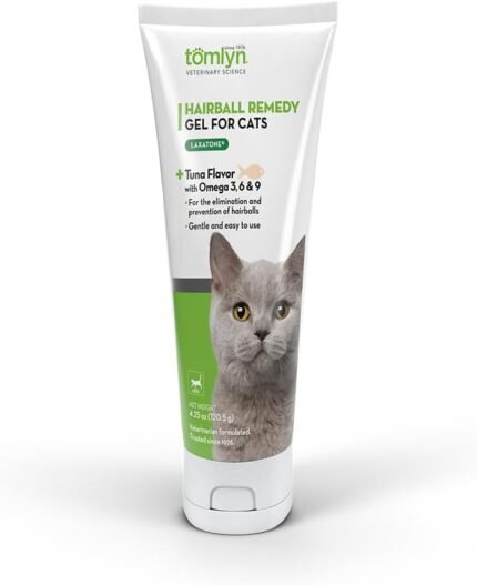 tomlyn malt hairball remedy gel for dogs gel pack image