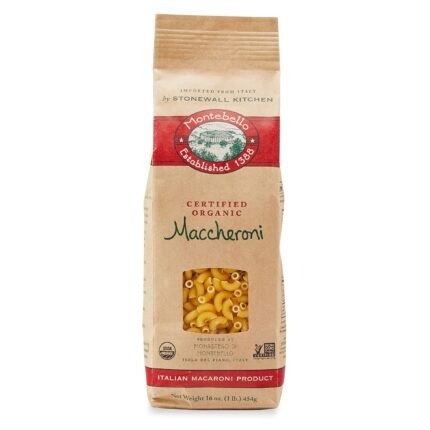 montebello organic maccheroni pasta pack image