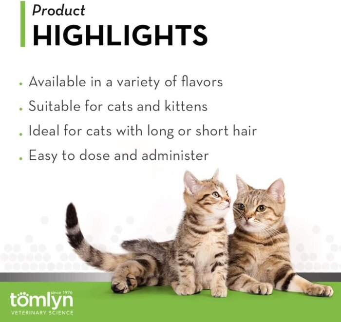 tomlyn malt hairball remedy gel for dogs gel details image