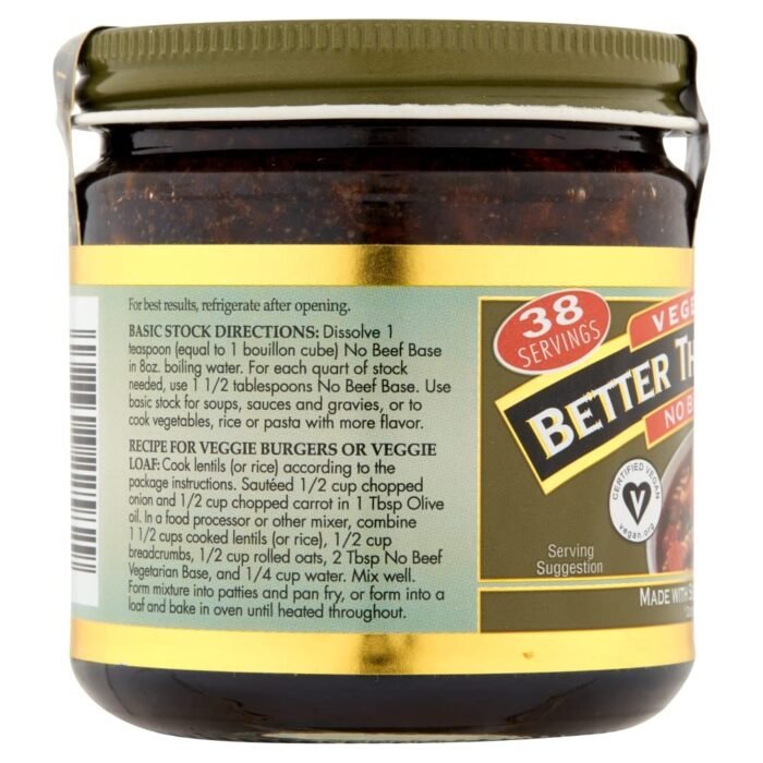 better than bouillon vegetarian no beef base details image