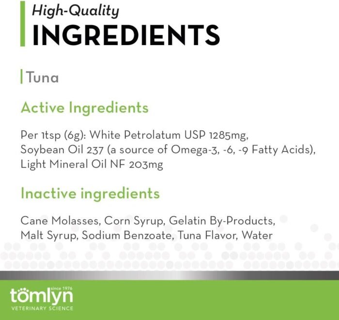 tomlyn malt hairball remedy gel for dogs gel details image