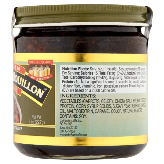 better than bouillon vegetarian no beef base details image