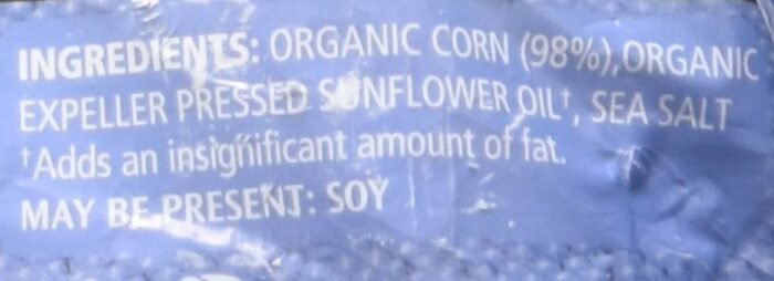 real foods original corn thins pack details image