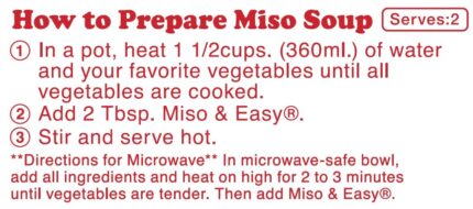 marukome easy miso original pack detail image