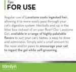 tomlyn malt hairball remedy gel for dogs gel details image
