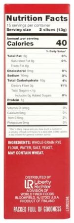 finn crisp original sourdough rye thins pack details image