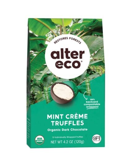 alter eco mint creme truffles pack image