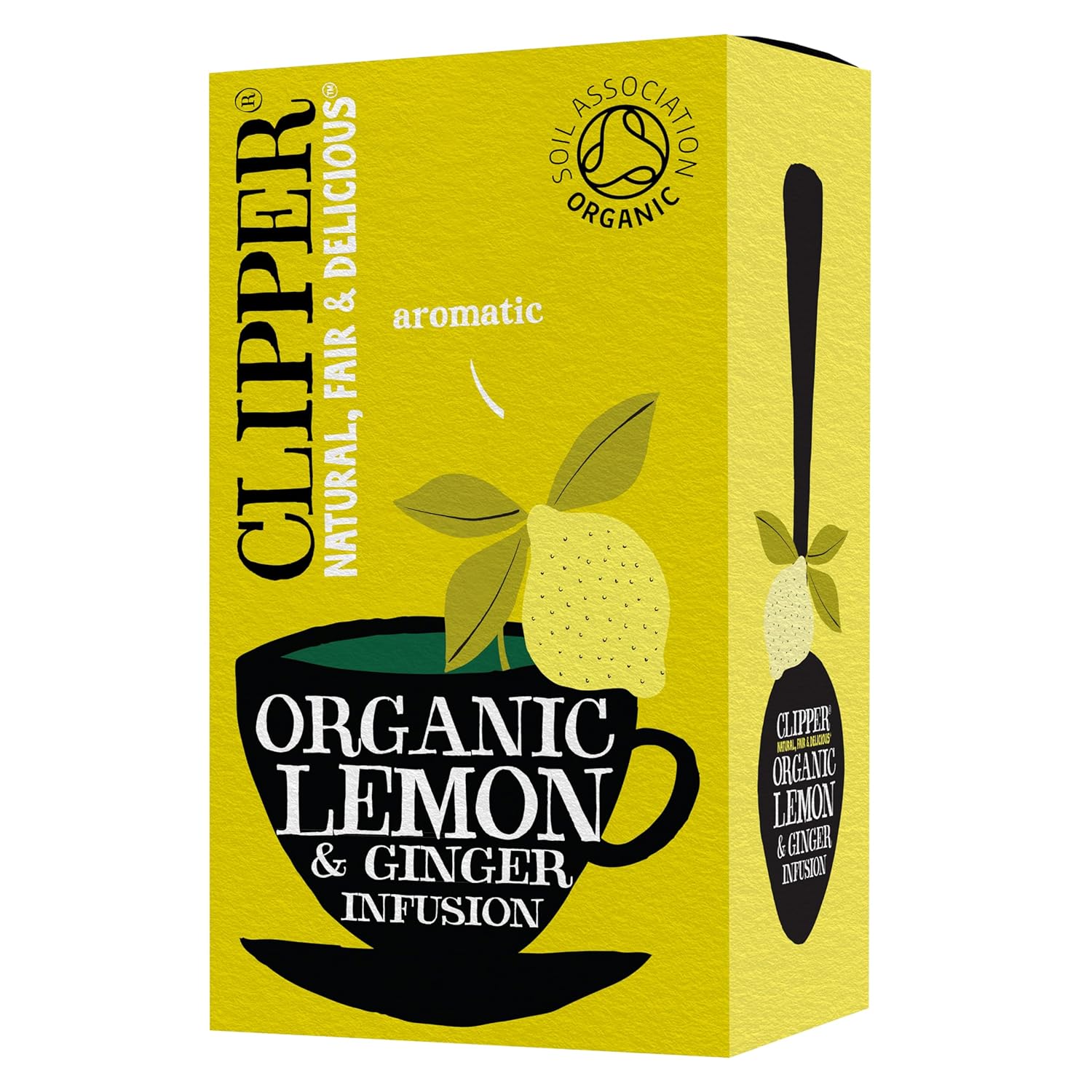 19 clipper tea lemon & ginger, 20 teabags pack image
