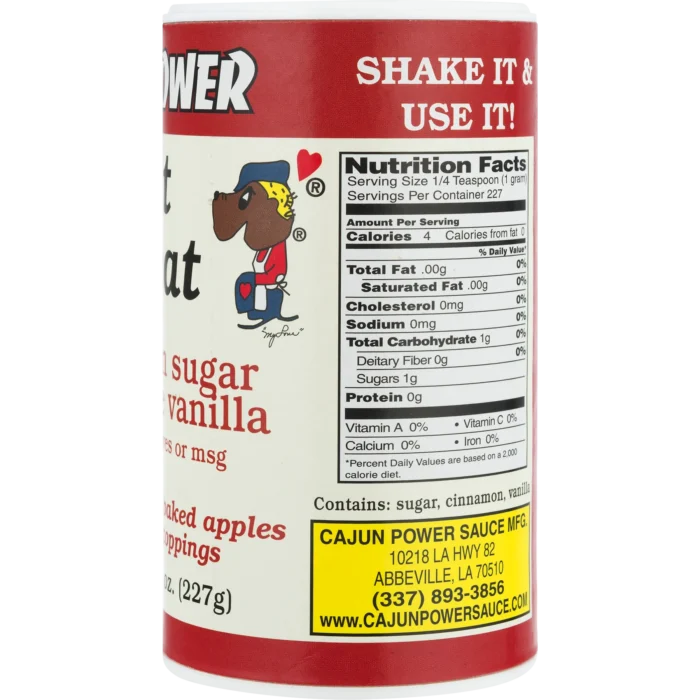 Cajun Power Sweet Treat Cinnamon Sugar pack detail image