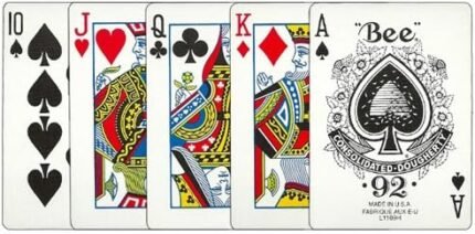 bee playing cards image