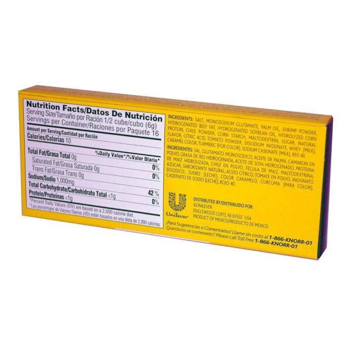 knorr shrimp flavor bouillon pack details image