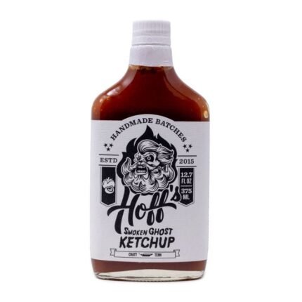 hoff & pepper smoken ghost ketchup bottle image