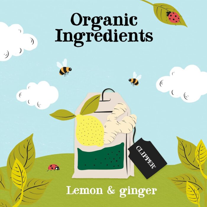 clipper tea lemon & ginger, 20 teabags image