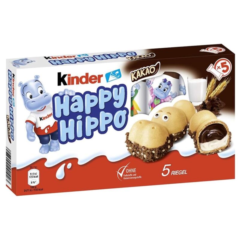 kinder happy hippo cocoa cream Biscuits pack image
