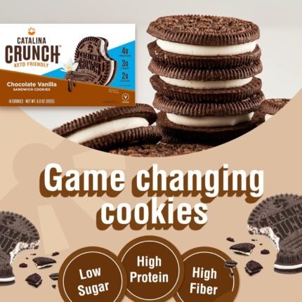 catalina crunch keto cookies chocolate vanilla pack image