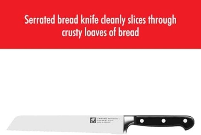 zwilling 8 razor sharp german bread knife image