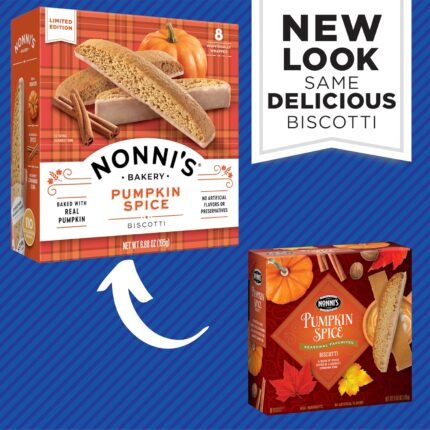 nonni's pumpkin spice biscotti pack image