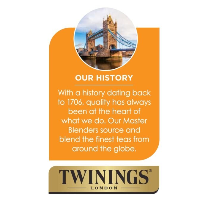 twinings cold brewed iced tea, mint pack detail image