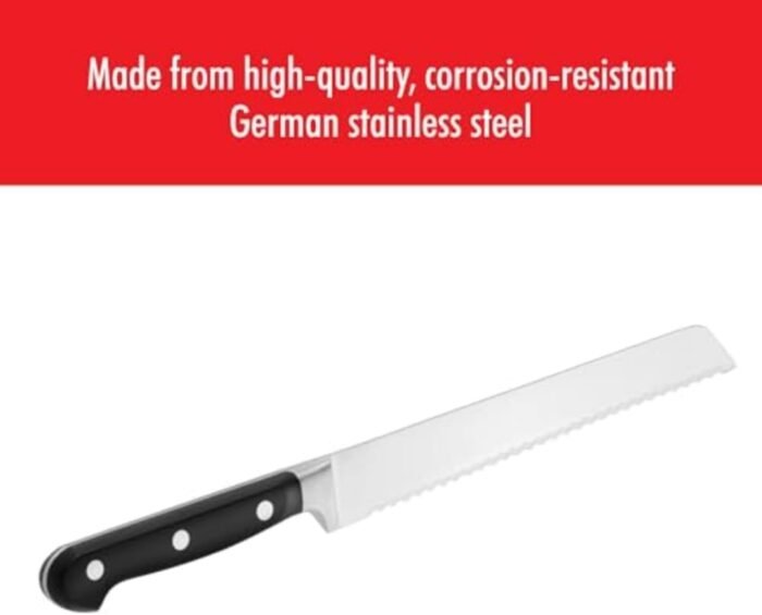 zwilling 8 razor sharp german bread knife image
