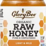 organic raw honey pure unfiltered bottle image