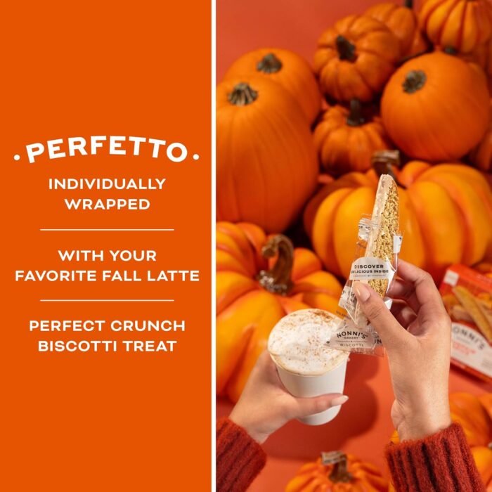 nonni's pumpkin spice biscotti image