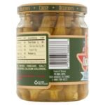 talk o texas mild pickled okra bottle image